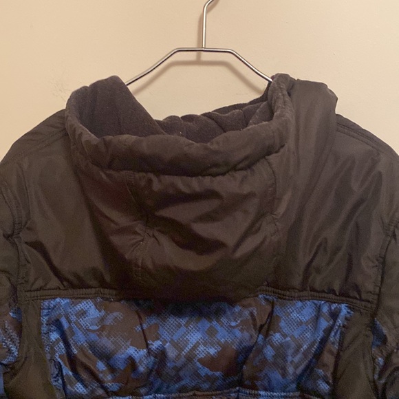 Blue/black puffer jacket for boys - Picture 6 of 11